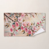 Serviettes de bain rose beige (Serviette à main)