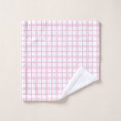 Serviettes de bain rose pâle, look élégant et mode (Gant de toilette)