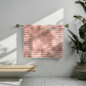 Serviettes de bain rose rose Gold Foil