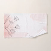 Serviettes De Bain Roses (Serviette à main)