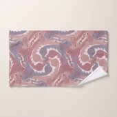 Serviettes de bain roses 2 anciens Hares (Serviette à main)