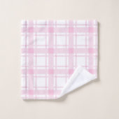 Serviettes de bain roses élégantes, aspect doux et (Gant de toilette)
