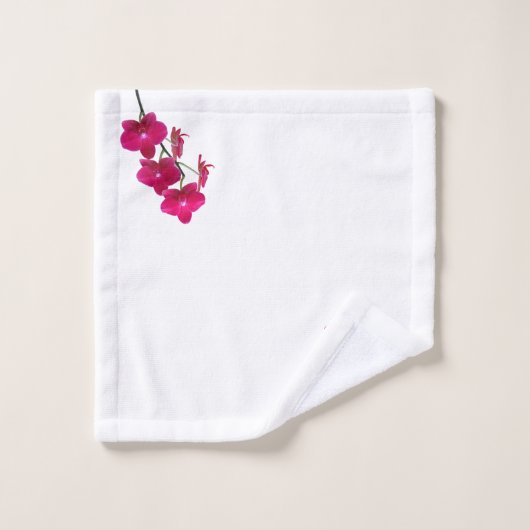 Serviettes de bain Ruby Red Orchids (Gant de toilette)
