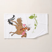 Serviettes de bain Set Cheval Brown Skunk Floral F (Serviette à main)