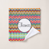 Serviettes de bain set Chevron (Gant de toilette)