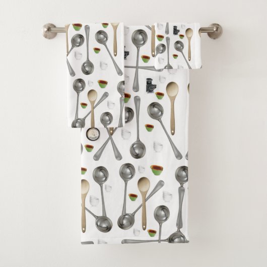 Serviettes de bain Set cuillères (En situation)
