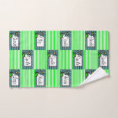 Serviettes De Bain Set Floral Green (Serviette à main)