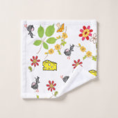 Serviettes de bain Set Fromage Souris Fleur (Gant de toilette)