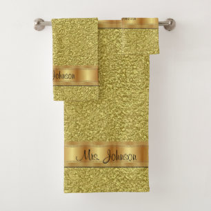 Serviettes de bain set Gold
