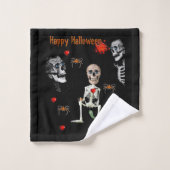 Serviettes de bain set Halloween (Gant de toilette)