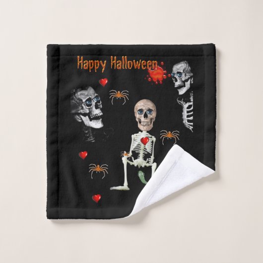 Serviettes de bain set Halloween (Gant de toilette)