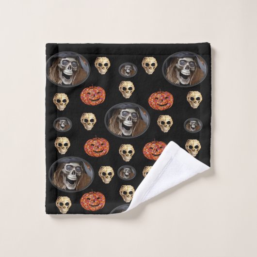 Serviettes de bain set Halloween (Gant de toilette)