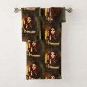 Serviettes de bain set Halloween (En situation)