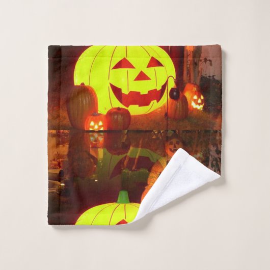Serviettes de bain set Halloween (Gant de toilette)