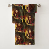 Serviettes de bain set Halloween (En situation)