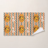 Serviettes de bain set Halloween, Citrouille (Serviette à main)