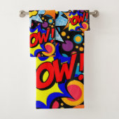 Serviettes De Bain Set Pow Kapow (En situation)