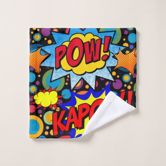 Serviettes De Bain Set Pow Kapow (Gant de toilette)
