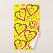 Serviettes de bain set Saint Valentin (Serviette à main)