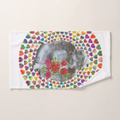 Serviettes de bain set Saint Valentin, Ange (Serviette à main)