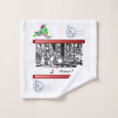 Serviettes de bain set Shopping NY (Gant de toilette)