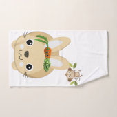 Serviettes de bain set Singe lapin Fruit (Serviette à main)