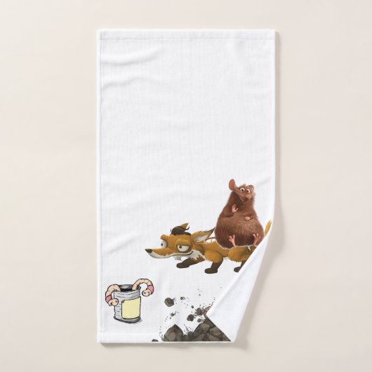 Serviettes de bain set Souris Fox Worm (Serviette à main)
