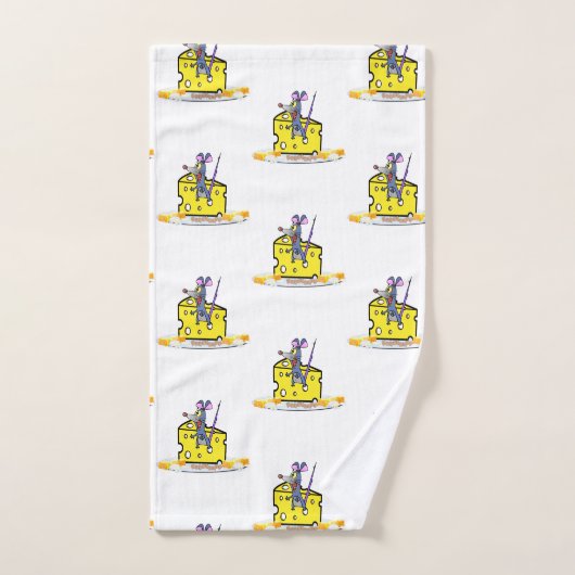 Serviettes de bain Set Souris Fromage de souris (Serviette à main)
