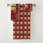 Serviettes de bain set Valentine's Day Vintage (En situation)