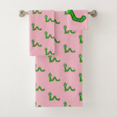 Serviettes de bain set vers (En situation)