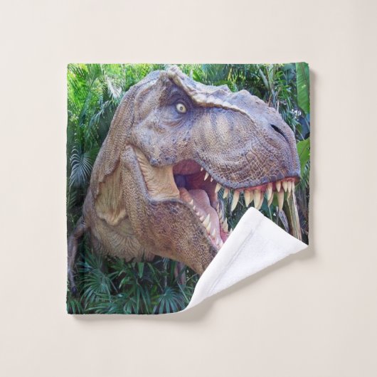 Serviettes de bain sets Dinosaures (Gant de toilette)