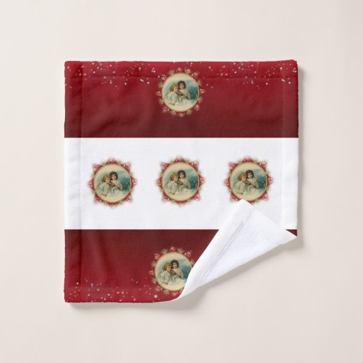 Serviettes de bain sets Noël (Gant de toilette)