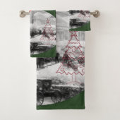 Serviettes de bain sets Noël (En situation)