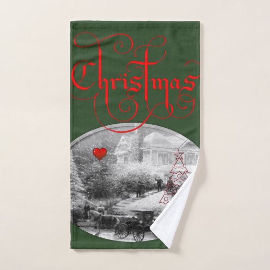Serviettes de bain sets Noël (Serviette à main)