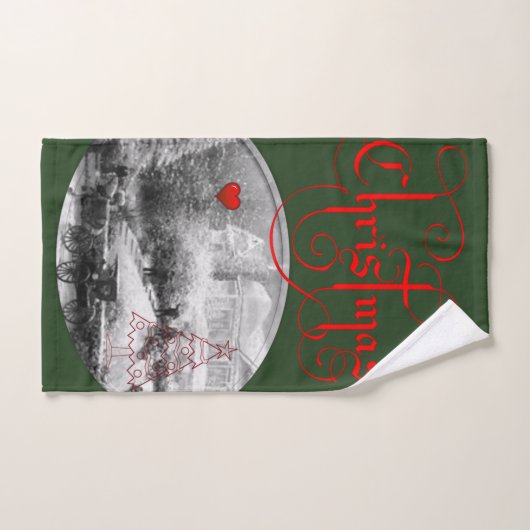 Serviettes de bain sets Noël (Serviette à main)