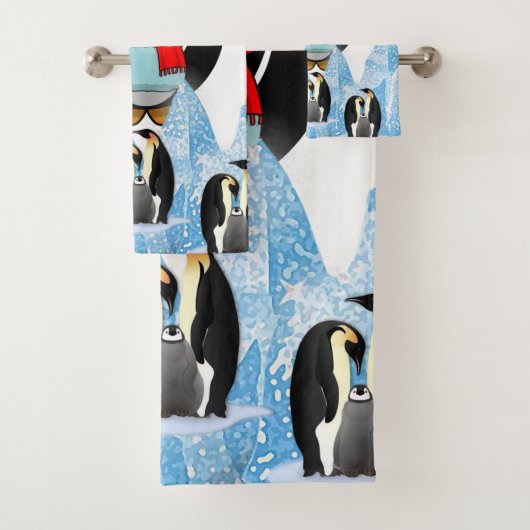 Serviettes de bain sets Noël (En situation)