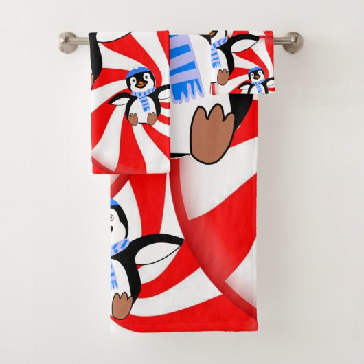 Serviettes de bain sets Noël (En situation)