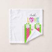 Serviettes de bain sets Saint Valentin Amour (Gant de toilette)