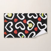 Serviettes de bain sets Saint Valentin Coeurs (Serviette à main)