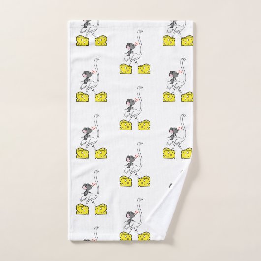 Serviettes de bain sets souris souris Ostrich From (Serviette à main)