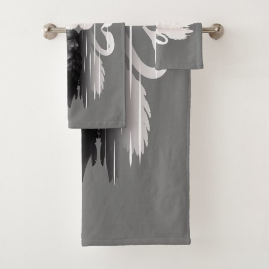 Serviettes de bain " Special Swan" (En situation)