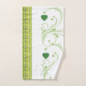 Serviettes de bain St. Patrick Jour Jeux Floral (Serviette à main)