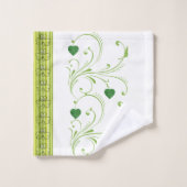Serviettes de bain St. Patrick Jour Jeux Floral (Gant de toilette)
