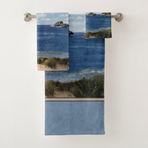 Serviettes de bain sur la mer (personnalisables)