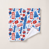 serviettes de bain Symboles de Londres (Gant de toilette)