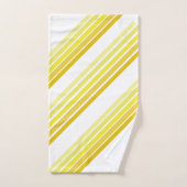 Serviettes de bain - Tons de rayures diagonales ja (Serviette à main)