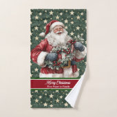 Serviettes de bain traditionnelles en aquarelle du (Serviette à main)