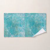 Serviettes de bain vert de la tortue de mer (Serviette à main)