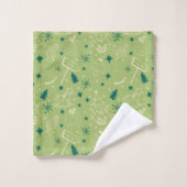 Serviettes De Bain Vertes (Gant de toilette)