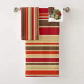 Serviettes de bain Victorian Orange (En situation)